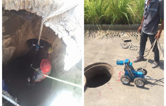 管網(wǎng)檢測(cè)機(jī)器人投入使用，以科技助力公路施工